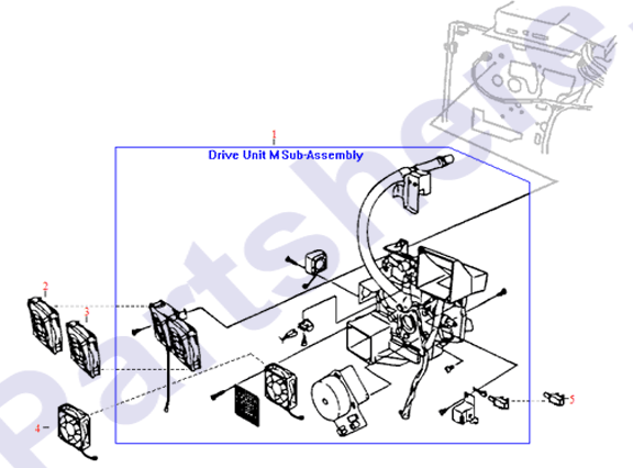 HP parts picture diagram for CA02626-E715FJ, CA02626-E716FJ, CA02626-E718FJ, CA02626-E732FJ